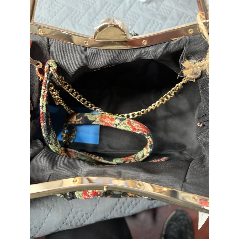 Antik Kraft Embroidered Purse Hand Bag Shoulder New - Picture 8 of 9